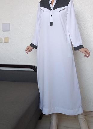 Натуральна сукня рубашка трапеція максі 🔥🔥🔥