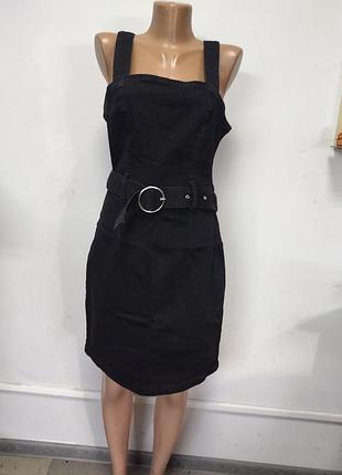 Жіночий джинсовий сарафан, розмір 48