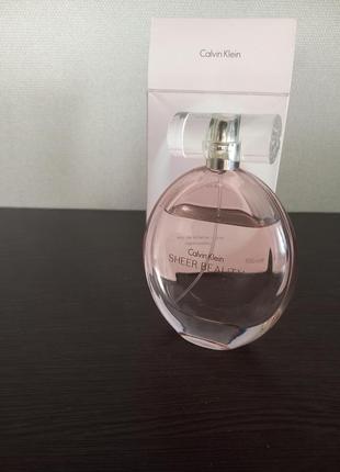 Продам духи , туалетну воду calvin klein sheer beauty, 100 мл