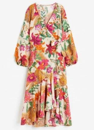Шикарне плаття на запах h&m віскоза