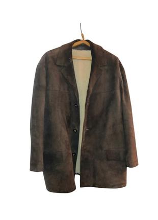 Мужская дублёнка для работы или ремонт 52/54 р для рукоделия