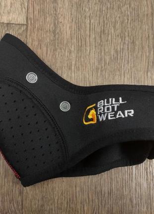 Маска bullrot wear черная зимняя теплая мужская спортивная баф шарф