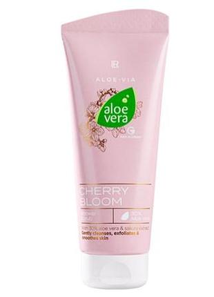 Lr aloe via aloe vera cherry bloom очищающий гель для облича