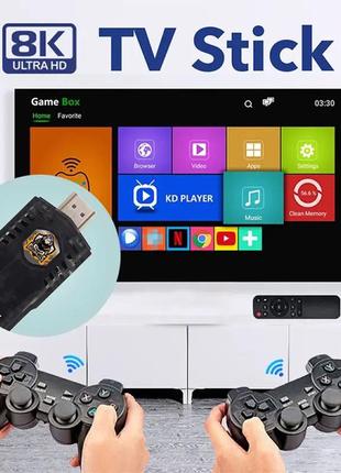 Игровая приставка game stick + android tv 8k ultra hd 64gb
#66050