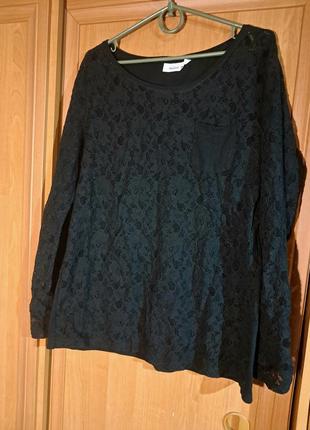 Кофта в кружево