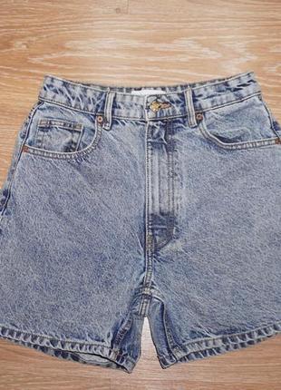 Шорты джинсовые zara