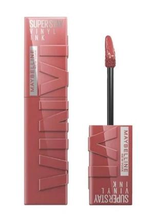 Стійка рідка помада для губ maybelline відтінок 15 peachy.