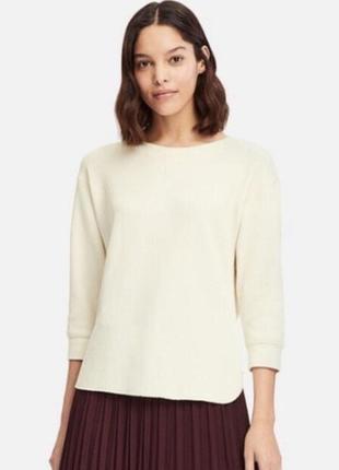 Пайта свитшот лонгслив бежевый uniqlo