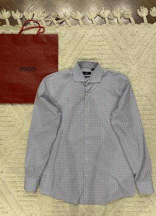 Мужская стильная рубашка hugo boss оригинал