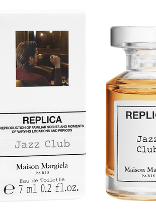 Maison margiela replica jazz club туалетна вода для чоловіків, 7 мл