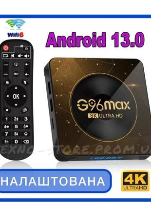 Смарт приставка smart tv box x96q android