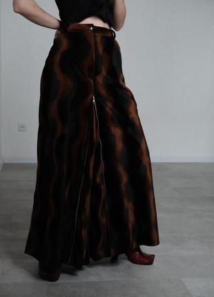 Длинная готическая юбка в пол макси xtrax gothic3 фото