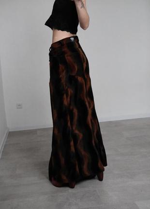 Длинная готическая юбка в пол макси xtrax gothic4 фото