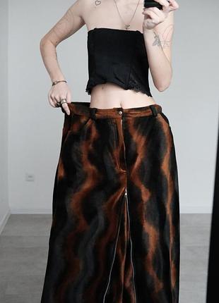 Длинная готическая юбка в пол макси xtrax gothic7 фото