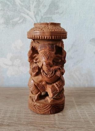 Слон ганеша индия. винтаж дерево