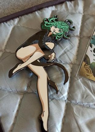 Аниме набор ванпанчмен большой значок one punch man anime брошка тацумаки onepunchman tats...