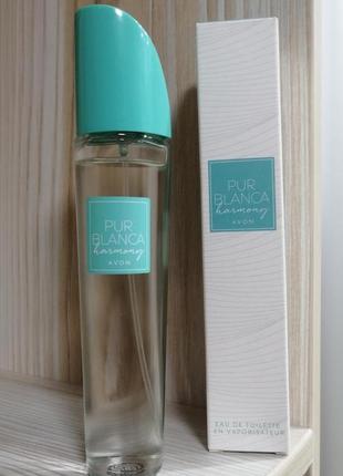 Женская туалетная вода "avon pur blanca harmony" 50 мл