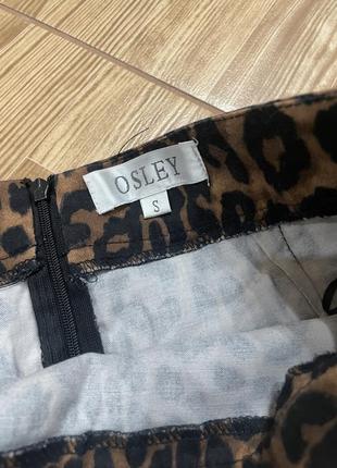 Спідничка міні юбка тигрова osley 2
