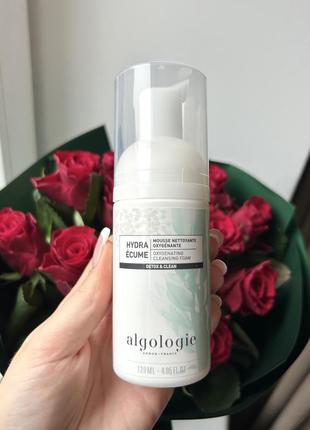 Очищувальна киснева пінка - algologie detox & clean oxygenating cleansing foam
