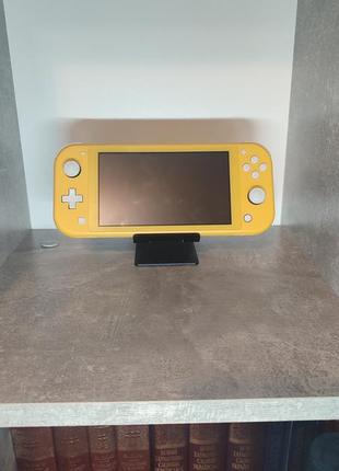 Игровая консоль nintendo switch lite hdh-001 yellow_jp 32g б/у kirby star allies + чехол