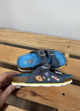 Дитячі шльопанці для хлопчика тапочки босоніжки paw patrol щенячий патруль 26 сандалі
