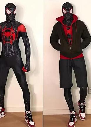 Карнавальний костюм майлз моралес павутина всесвіту людина павук spider man