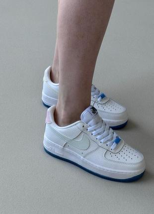 Кроссовки nike air force 1 reactive colour белые женские