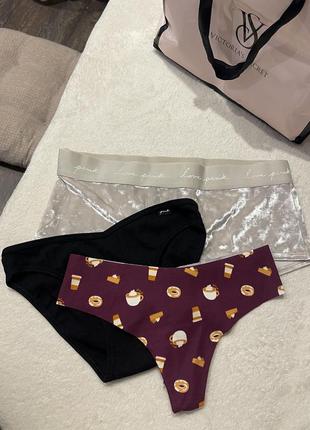 Трусики pink, стринги бразильяны бикини victoria’s secret