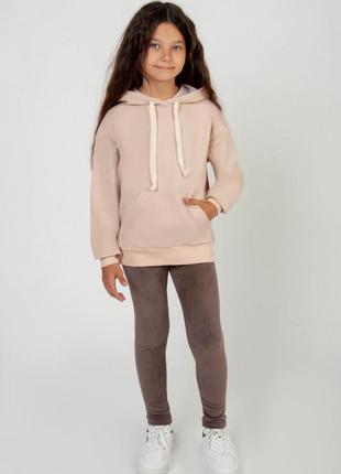 Лосіни велюрові на флісі підліткові