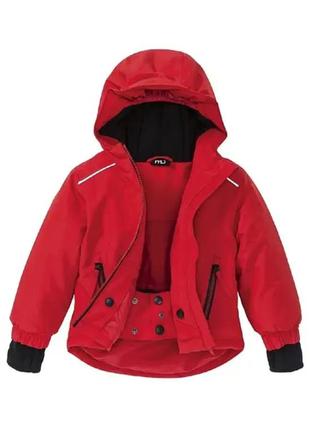 Термокуртка зимняя лыжная красная crivit 86/92см
