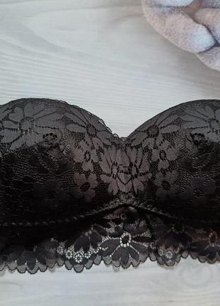 Шикарный кружевной бюстгальтер /топ от primark, pp m.