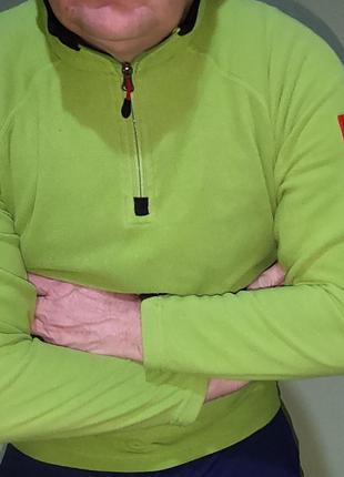 Стильная фирменная флисовая кофта реглан.engelbert strauss.унисекс.м-л