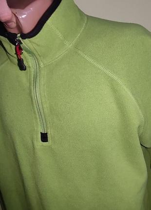 Стильная фирменная флисовая кофта реглан.engelbert strauss.унисекс.м-л