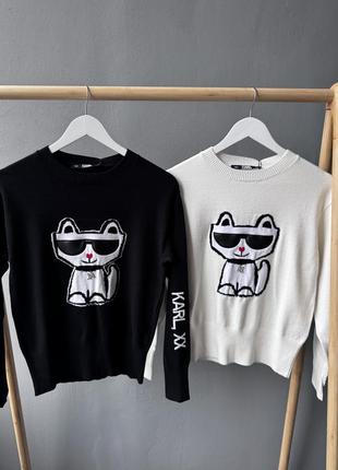 Свитер женский karl lagerfeld