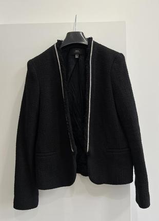 Женский твидовый жакет mango