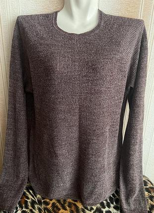 Pull&bear. меланж бордово коричневый. р. m.