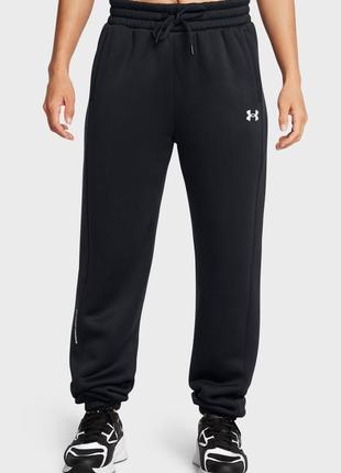 Женские черные спортивные штаны ua Ανδρικό armour flc pro gym pt 1386506-001