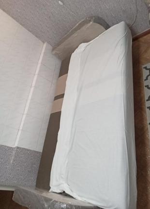 87*190*21 см белая простынь на резинки односпальная