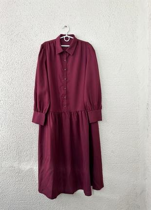 Макси платье свободного кроя