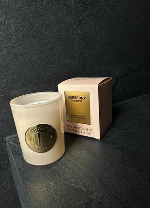 Оригінал парфумована свічка burberry goddess