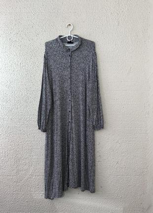 Платье рубашка миди