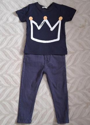 Футболка скіні джинси 92р