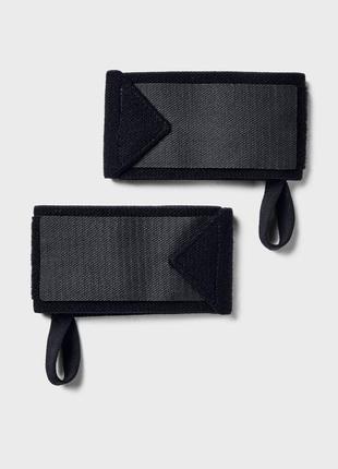 Черные напульсники ua project rock wrist 607es-blk 1356684-001