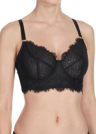 Кружевной бюстгальтер полукорсет beldona by triumph