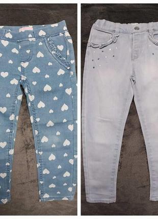Джинсы для девочки на 3-4 года р.104