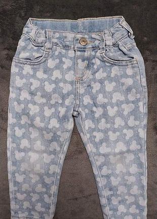 Легкі стрейч- джинси для дівчаток 1-2 років