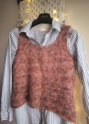 Безрукавка мохерная, италия/м/