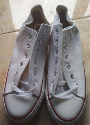 Білі чоловічі кеди Vans old school 28 см