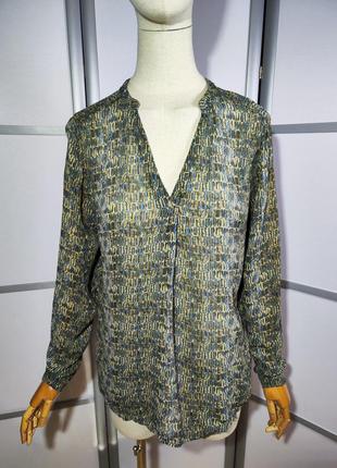 Nile премиум бренд легкая рубашка в актуальный принт