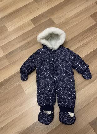 Зимний комбинезон для новорожденных
